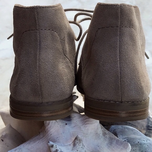 Franco Sarto Tan Suede Lace Up Ankle Boots Size 6.5 - Picture 4 of 15